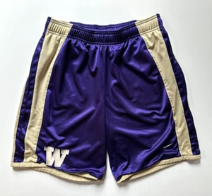 Vintage Nike Washington Huskies Team Issue Dri-Fit genähte Basketball Shorts M Spieler - Bild 1 von 5