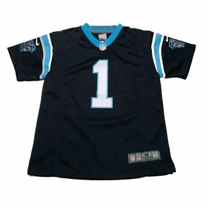 Nike On Field Carolina Panthers Cam Newton Youth Medium (10/12) #1 Jersey Black - Picture 1 of 9
