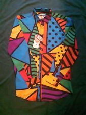 NEW Oh Snap By Drill Clothing Button Up Shirt Abstract Long Sleeve Men’s Medium