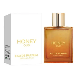 Luxury Honey Oud Perfume Unisex Eau De Perfume 100ml/3.4 Oz- FREE SHIPPING NEW - Foto 1 di 12
