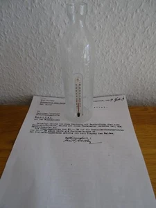 Babyflasche Kurt Walther mit Thermometer 1919 - Bild 1 von 8