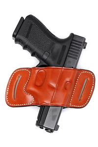 Leather Holster for GLOCK 17 / 19 / 22 / 23 / 26 / 27 / 32 / 34 / 36  (# 6519BR) - Picture 1 of 7