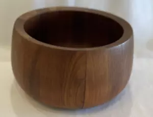 DANSK International Designs VINTAGE LARGE Wood BOWL 11" x 6.5" - Picture 1 of 7