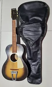 VINTAGE BART AKUSTIKGITARRE ADUSTOMATIC MIT TASCHE 3196730 - Bild 1 von 15
