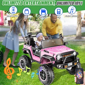 24V 2 Seaters Kids Electric Ride on Car w/Remote &LED Light 4WD/2WD Xmas Gifts~ - Picture 1 of 65