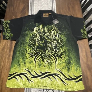 Buck Wear XL Bogenschießen Knopfleiste Kragen Tribal - Bild 1 von 10