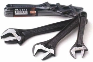 BAHCO ADJUST-3 80 SERIES PHOSPHATED BLACK FINISH ADJUSTABLE WRENCH SHIFTER SET - Picture 1 of 1