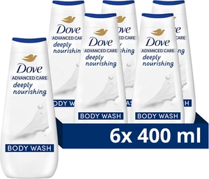 Dove Advanced Care Deeply Nourishing Body Wash Body Cleanser shower gel6x 400 ml - Picture 1 of 10