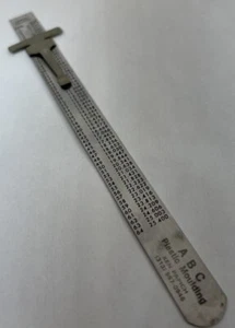 BARLOW Tiefenmesser Taschenlineal Zoll metrisch entspricht, Edelstahl - Bild 1 von 11