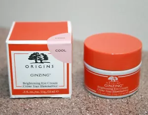 ORIGINS Ginzing Brightening Eye Cream Vitamin C in COOL 0.5oz / 15mL Full Size - Picture 1 of 1
