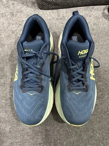 Hoka Bondi 8 Laufschuh In Blau/türkis in Größe 11,5 - Bild 1 von 5