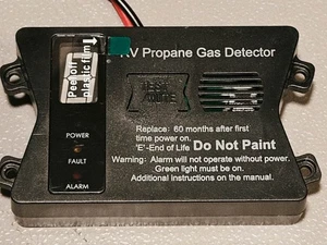 RV Propane Gas Detector, Digital Propane/LP Gas Alarm-12V DC for Motorhome - Foto 1 di 4