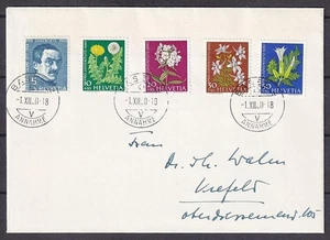 w1778/ Switzerland Garden-Flowers FDC Cover 1960 - Picture 1 of 1