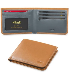 Slim Hide & Seek Wallet for Men With Hidden Pocket and Coin Pouch Rfid Blocki... - Picture 1 of 6