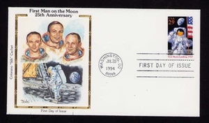 2841 29¢ Moon Landing Anniversary Colorano First Day Cover 1994 - Picture 1 of 4