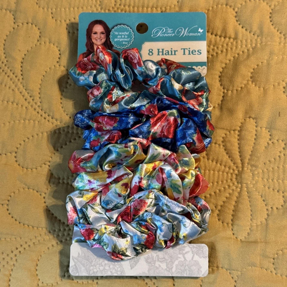 Paquete de 8 corbatas florales Scrunchie Pioneer para mujer TOTALMENTE NUEVAS ENVÍO GRATUITO Foto 1 de 1