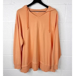 Athleta Sundown Alliance Hoodie Womens XL Peach Oversized Pullover Sweatshirt - Picture 1 of 8