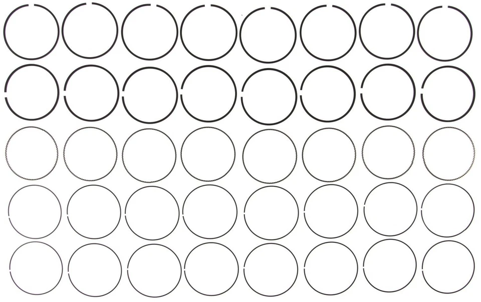 Juego de anillos de pistón de motor MAHLE 41930CP Foto 1 de 4