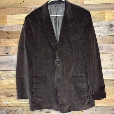 Blazer Alan River Hombre Talla 44L Marrón Pana Comodidad Calidad Profesional Foto 1 de 4