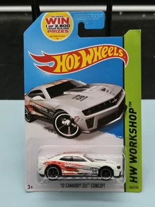 2014 Hot Wheels '12 CAMARO ZL1 CONCEPT #244 ☆ white;orange; mc5☆PERFORMANCE - Picture 1 of 2