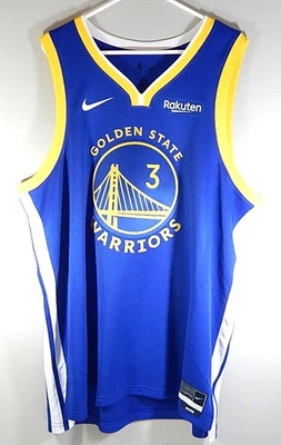Camiseta deportiva azul 44 Chris Paul #3 Golden State Warriors Nike Swingman Icon Rakuten Foto 1 de 4