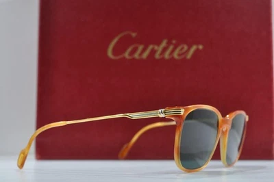 Vintage Cartier sunglasses  frame lunette brille Gold occhiali da sole - Image 1 of 4