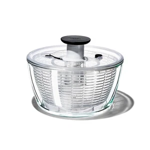 NEW OXO Good Grips Glass Salad Spinner - Picture 1 of 3