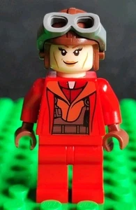 LEGO Naboo Pilot Minifigure Red Jumpsuit Star Wars sw0340 7877-1 - Picture 1 of 4