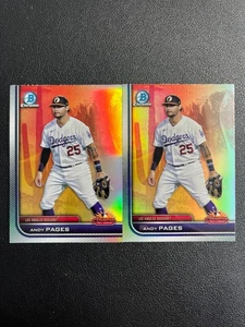 2023 Bowman Chrome Andy Pages AFL Insert Lot2 BJBO - Picture 1 of 2