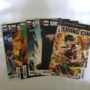 Lote de cómics MARVEL Shang-Chi #1-5 (2020) y #1 (2021). Incluye (2) fundas variantes - Imagen 1 de 9