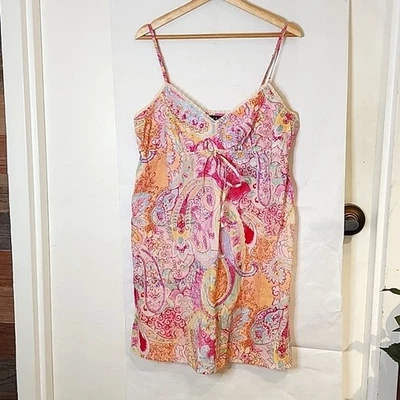 Vestido sin mangas de algodón Lauren Ralph Lauren de colección talla L Foto 1 de 4