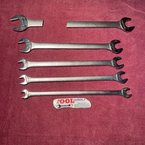 Craftsman  SAE 5pc Thin Tappet Wrench Set -V USA with 17/32 wrench 3/8 to 7/8 - Picture 1 of 11