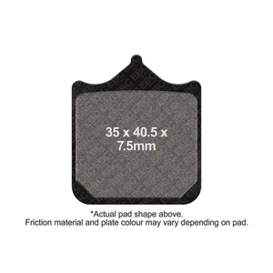 EBC Extreme Pro HH Brake Pad Set Front Left for Benelli BX 570 Motard 2008-2010 - Picture 1 of 1