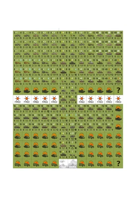 Mounted USA  PanzerBlitz Panzer Leader Colored counters SPI GMT Avalon Hill - Image 1 of 4