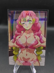 Mitsuri Kanroji Anime Waifu Card Doujin ACG Goddess Holo - Picture 1 of 4