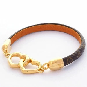 Louis Vuitton M6758 Monogram bracelet say yes Used from Japan - Picture 1 of 6
