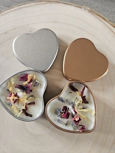 Hand Poured heart-shaped scented tealight candles - Wedding Favours, Events - Picture 1 of 3