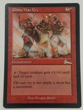 MTG Ghitu War Cry Urza's Legacy 78/144 Regular Uncommon