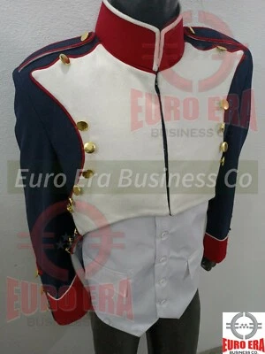 Casaco com colete Napoleônico século XVIII 1º Império linha de infantaria Regt Frock  - Imagem 1 de 4