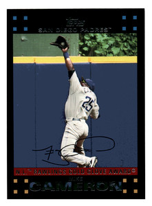 2007 Topps Mike Cameron Gold Glove San Diego Padres #306 Centered Mint
