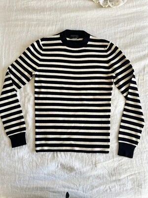 Prada Men’s Striped Nautical Wool Sweater - Image 1 of 4