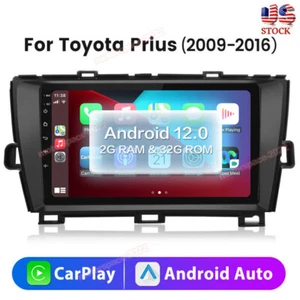Apple CarPlay For Toyota Prius 2009-2013 Android13 GPS Car Stereo Navi Radio CAM - Picture 1 of 13