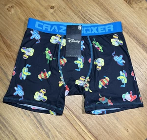 Disney Crazy Boxer Mens Boxer Brief Underwear Size Large Mickey and Friends New - Picture 1 of 6