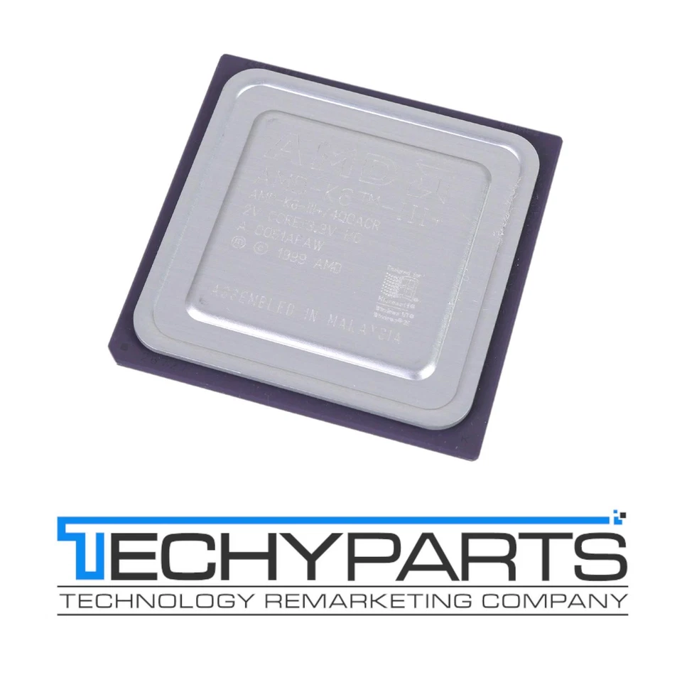 AMD K6-III+/400ACR K6-III+/400ACR 400 MHz 1-Core SOCKET 7 Processor CPU - Image 1 of 1