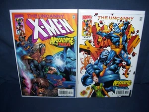 The Uncanny X-Men #377 w/ Variant Marvel Comics 2000 w/Bag and Board 2 Issue Lot - Picture 1 of 1