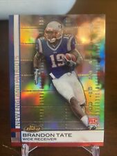 2009 Topps Finest Refractor BRANDON TATE #97 RC rookie NEW ENGLAND PATRIOTS 🏈