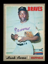 1970 O-PEE-CHEE #500 HANK AARON VERY STRONG NEAR MINT ORIGINAL ONE OWNER HQ CARD
