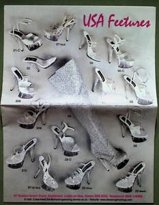 USA Feetures - 1990s - Glamour Shoe High Heels Catalogue/Leaflet - Imagen 1 de 3