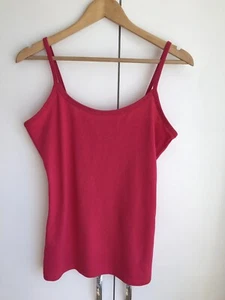 New Look ladies cotton blend spaghetti straps tank top size M Medium - Picture 1 of 7