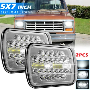 2PCS for Ford E-150 E-250 E-350 Cargo Van 5x7'' 7x6'' LED Headlights Hi/Lo Beam  - Picture 1 of 17
